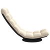 vidaXL Chaise de sol pivotante en lin 70x51x79 cm