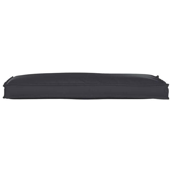 vidaXL Coussin Noir 110 x 40 x 8 cm Tissu Oxford