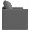 vidaXL Canap&eacute;-lit pliant Gris fonc&eacute; 124 x 71 x 78 cm tissu