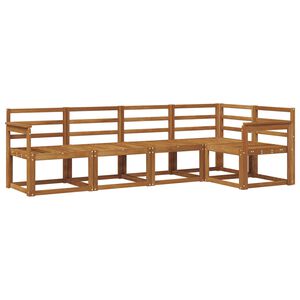 vidaXL Ensemble de canap&eacute;s d'ext&eacute;rieur 5 pcs Naturel