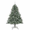 vidaXL Sapin de Noël artificiel avec 300 LED Vert 126 x 126 x 180 cm
