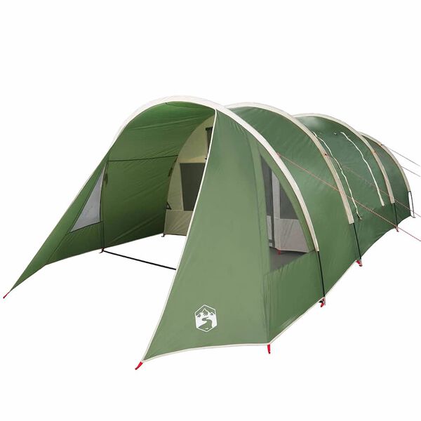 vidaXL Tente tunnel avec toit Vert et blanc 778 x 356 x 210 cm