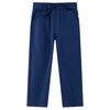 Pantalons pour enfants avec cordon de serrage bleu marine 92