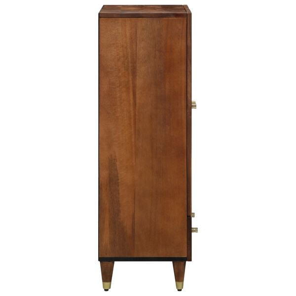 vidaXL Haut Armoire Marron 60 x 33 x 100 cm Bois de mangue massif