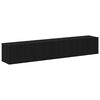 vidaXL Ensemble meuble TV 2 pc Ch&ecirc;ne noir Bois d'ing&eacute;nierie