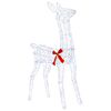 vidaXL Renne de No&euml;l 3D LOVIISA 110 LED Blanc froid 70 x 26 x 100 cm