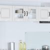 vidaXL Armoire de cuisine Blanc brillant 80 x 31 x 40 cm
