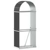 vidaXL Porte-b&ucirc;ches Anthracite 80x45x190 cm Acier galvanis&eacute;