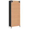 vidaXL Haut Armoire Chêne noir 69,5 x 34 x 180 cm Bois d'ingénierie