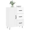 vidaXL Buffet Blanc brillant 69,5x34x90 cm Bois d'ing&eacute;nierie