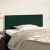 vidaXL Tête de lit Vert foncé 80x5x78/88 cm Velours