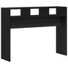 vidaXL Table console Ch&ecirc;ne noir 105 x 30 x 80 cm Bois d'ing&eacute;nierie