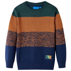 Pull-over tricot&eacute; pour enfants multicolore 92