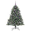 vidaXL Sapin de No&euml;l artificiel Vert 150 cm PVC, plastique et acier