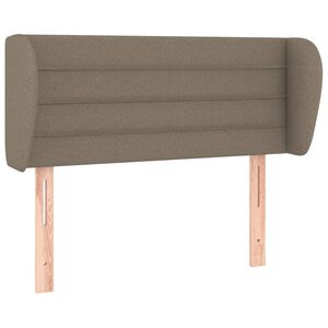 vidaXL T&ecirc;te de lit avec oreilles Taupe 83x23x78/88 cm Tissu