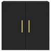 vidaXL Armoire murale noir 60x31x60 cm bois d'ing&eacute;nierie