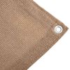 vidaXL Tapis de tente Taupe 400x700 cm PEHD