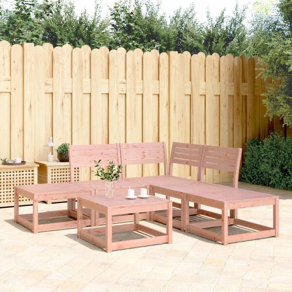 vidaXL Salon de jardin 5 pcs bois massif de douglas