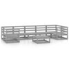 vidaXL Salon de jardin 8 pcs Bois de pin massif