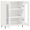vidaXL Buffet Blanc brillant 69,5x34x90 cm Bois d'ingénierie