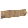 vidaXL T&ecirc;te de lit avec armoire 3 pc Ch&ecirc;ne artisanal Bois d'ing&eacute;nierie