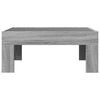 vidaXL Table basse avec LED infini sonoma gris 70x50x30 cm
