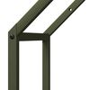 vidaXL Portant de bois chauffage vert olive 40x25x60 cm