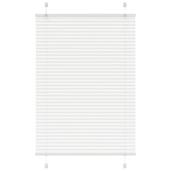 vidaXL Store pliss&eacute; blanc 90x150 cm largeur du tissu 89,4 cm polyester