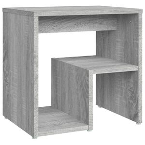 vidaXL Table de chevet Sonoma gris 40x30x40 cm Bois d'ing&eacute;nierie