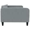 vidaXL Lit de repos gris clair 100x200 cm tissu