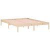 vidaXL Cadre de lit sans matelas 152x203 cm bois massif de pin