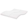 vidaXL Matelas en mousse blanc 160x210 cm 7 zones duret&eacute; 20 ILD