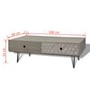 vidaXL Table basse 100x60x35 cm gris