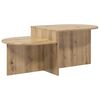 vidaXL Table basse Ch&ecirc;ne artisanal 100 x 50 x 40 cm Bois d'ing&eacute;nierie
