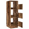 vidaXL Armoire &agrave; Laver avec stockage Bois ancien Bois d'ing&eacute;nierie