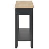vidaXL Table console Noir 110x35x80 cm Bois