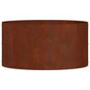 vidaXL Anneau de jardini&egrave;re 5 pcs Marron 40 x 40 x 20 cm Acier patin&eacute;