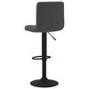 vidaXL Tabourets de bar lot de 2 noir velours