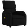 vidaXL Fauteuil de massage inclinable noir tissu