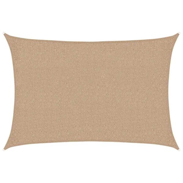 vidaXL Voile d'ombrage 160 g/m&sup2; Taupe 2x3 m PEHD