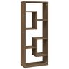 vidaXL Étagère murale Chêne marron 36x16x90 cm Bois d'ingénierie