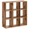 vidaXL Biblioth&egrave;que vieux bois 102x32x102 cm bois d'ing&eacute;nierie