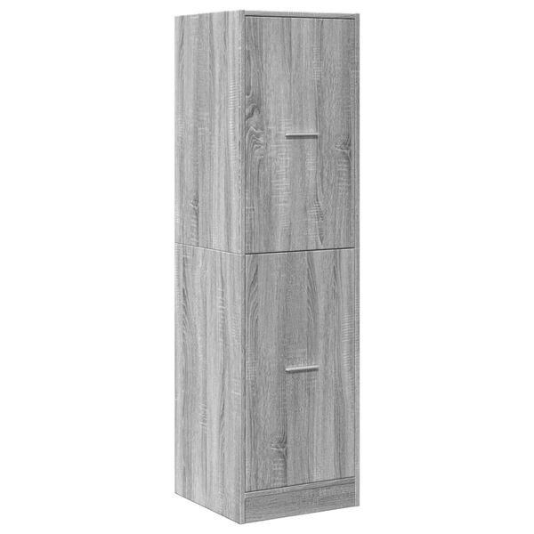 vidaXL Armoire apothicaire sonoma gris 40x41x144,5cm bois d'ing&eacute;nierie