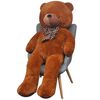 vidaXL Ours en peluche Marron 242 cm