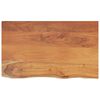 vidaXL Comptoir de salle de bain 110x60x2,5 cm rectangulaire acacia