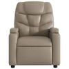 vidaXL Fauteuil de massage inclinable électrique cappuccino similicuir