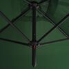 vidaXL Parasol de jardin double avec m&acirc;t en acier Vert 600x300 cm