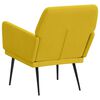 vidaXL Fauteuil Jaune 62x79x79 cm Velours