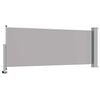 vidaXL Auvent lat&eacute;ral r&eacute;tractable de patio 100 x 300 cm Gris