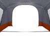 vidaXL Tente Caravane avec toit Gris et orange 410 x 275 x 245 cm